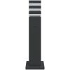 Utomhusgolvlampor med eluttag 3st svart aluminium vidaXL 50 cm – miniatyr 4
