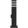 Utomhusgolvlampor med eluttag 3st svart aluminium vidaXL 50 cm – miniatyr 5