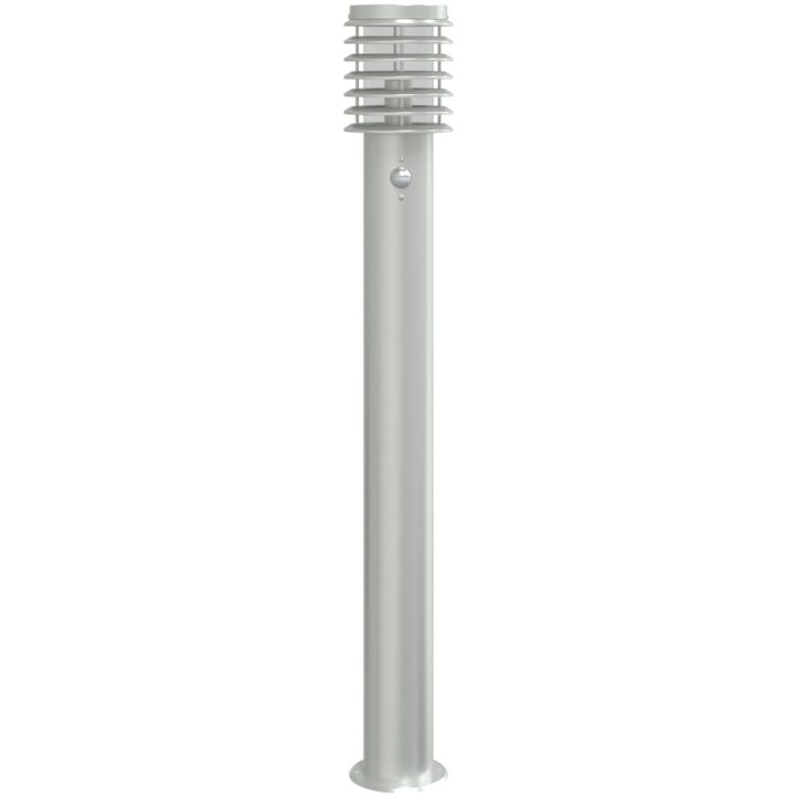 Utomhusgolvlampor med sensorer 3 st silver 110cm rostfritt stål vidaXL – bild 4