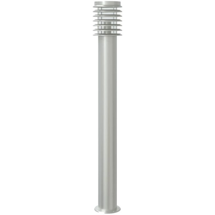 Utomhusgolvlampor med sensorer 3 st silver 110cm rostfritt stål vidaXL – bild 6