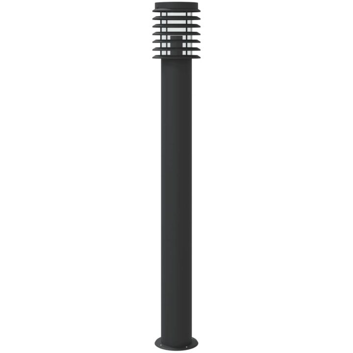 Utomhusgolvlampor med sensorer 3 st svart 110cm rostfritt stål vidaXL – bild 6