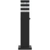 Utomhusgolvlampor med sensorer 3st svart aluminium vidaXL 50 cm – miniatyr 5