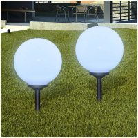Utomhuslampor 2 st LED 30 cm med markspett vidaXL