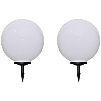 Utomhuslampor 2 st LED 50 cm med markspett vidaXL