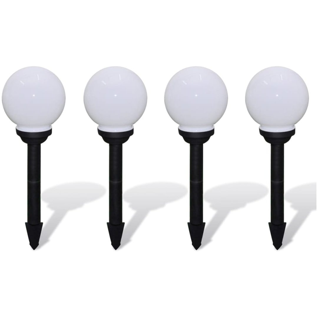 Utomhuslampor 4 st LED 15 cm med markspett vidaXL 15 cm – bild 2