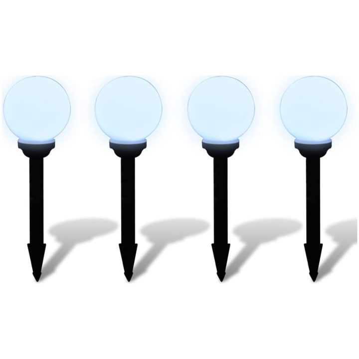 Utomhuslampor 4 st LED 15 cm med markspett vidaXL 15 cm – bild 3