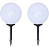 Utomhuslampor 4 st LED med markspett vidaXL 30 cm – miniatyr 2