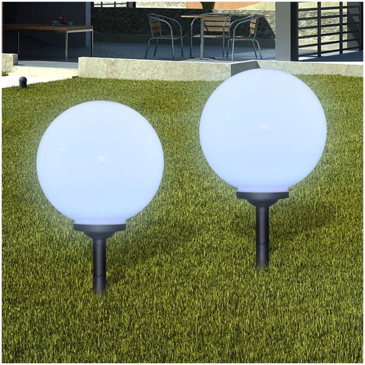 Utomhuslampor 4 st LED med markspett vidaXL 30 cm – bild 3