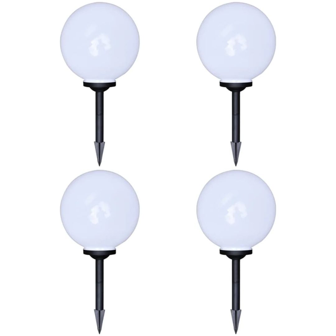 Utomhuslampor 4 st LED med markspett vidaXL 30 cm