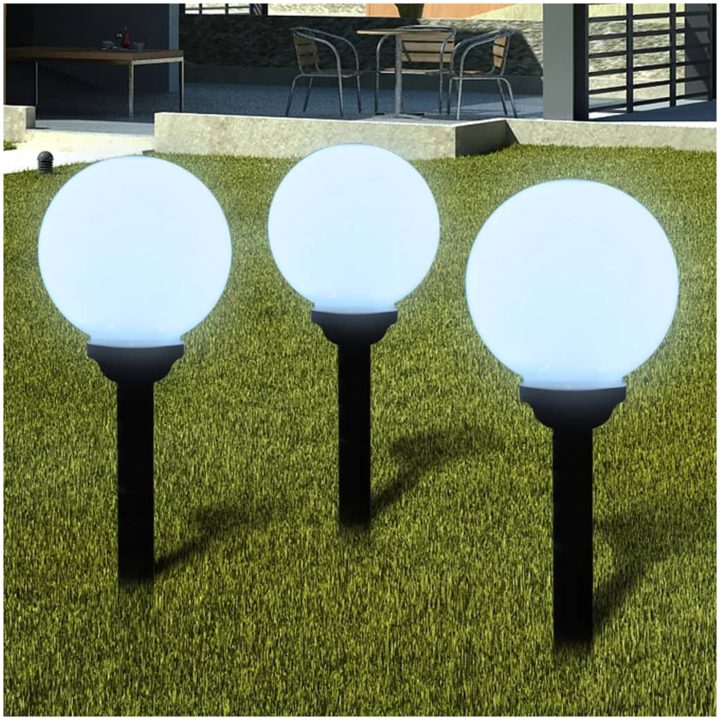 Utomhuslampor 6 st LED 20 cm med markspett vidaXL 20 cm – bild 3