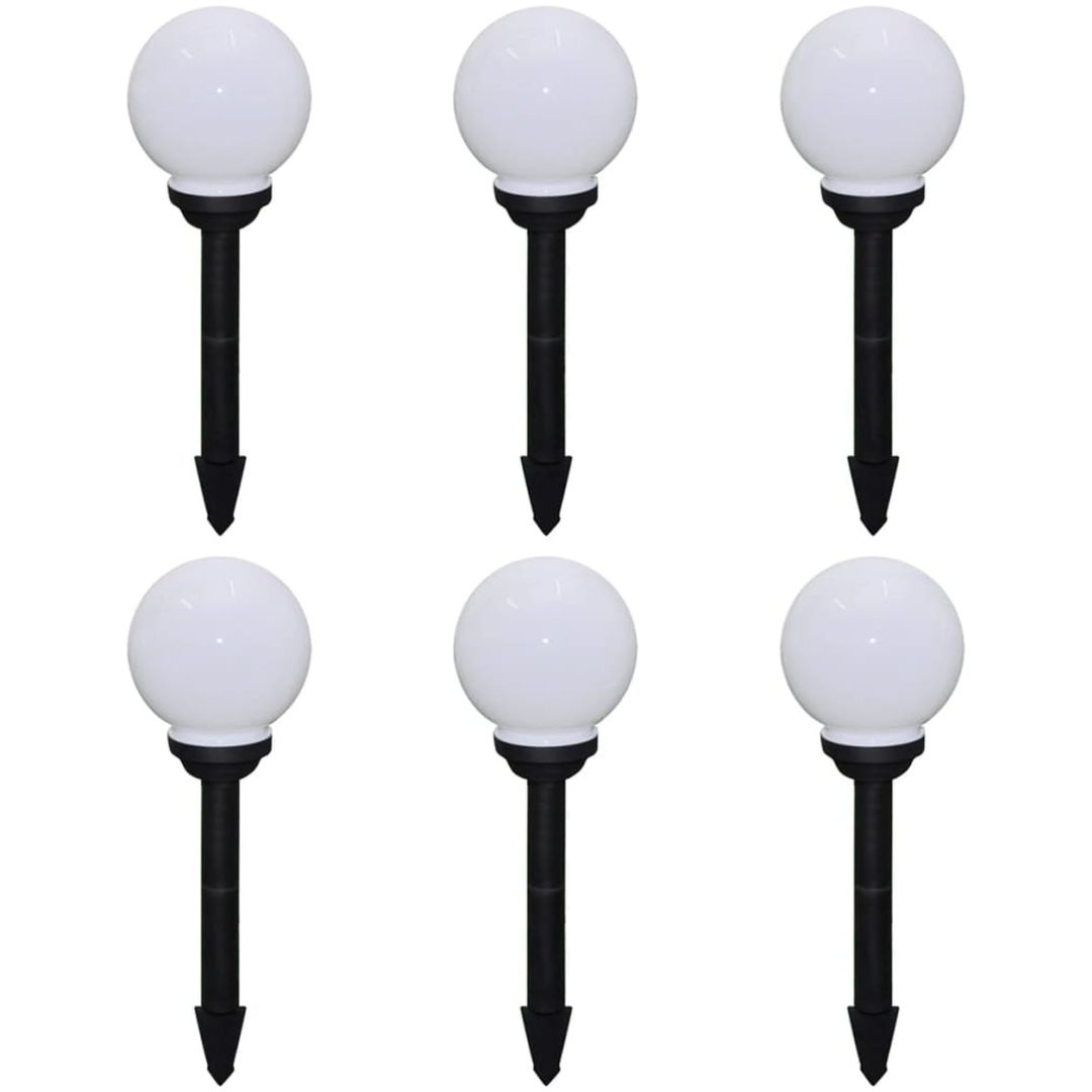Utomhuslampor 6 st LED 20 cm med markspett vidaXL 20 cm