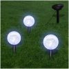 Utomhuslampor 6 st LED med spett och solpaneler vidaXL – miniatyr 2