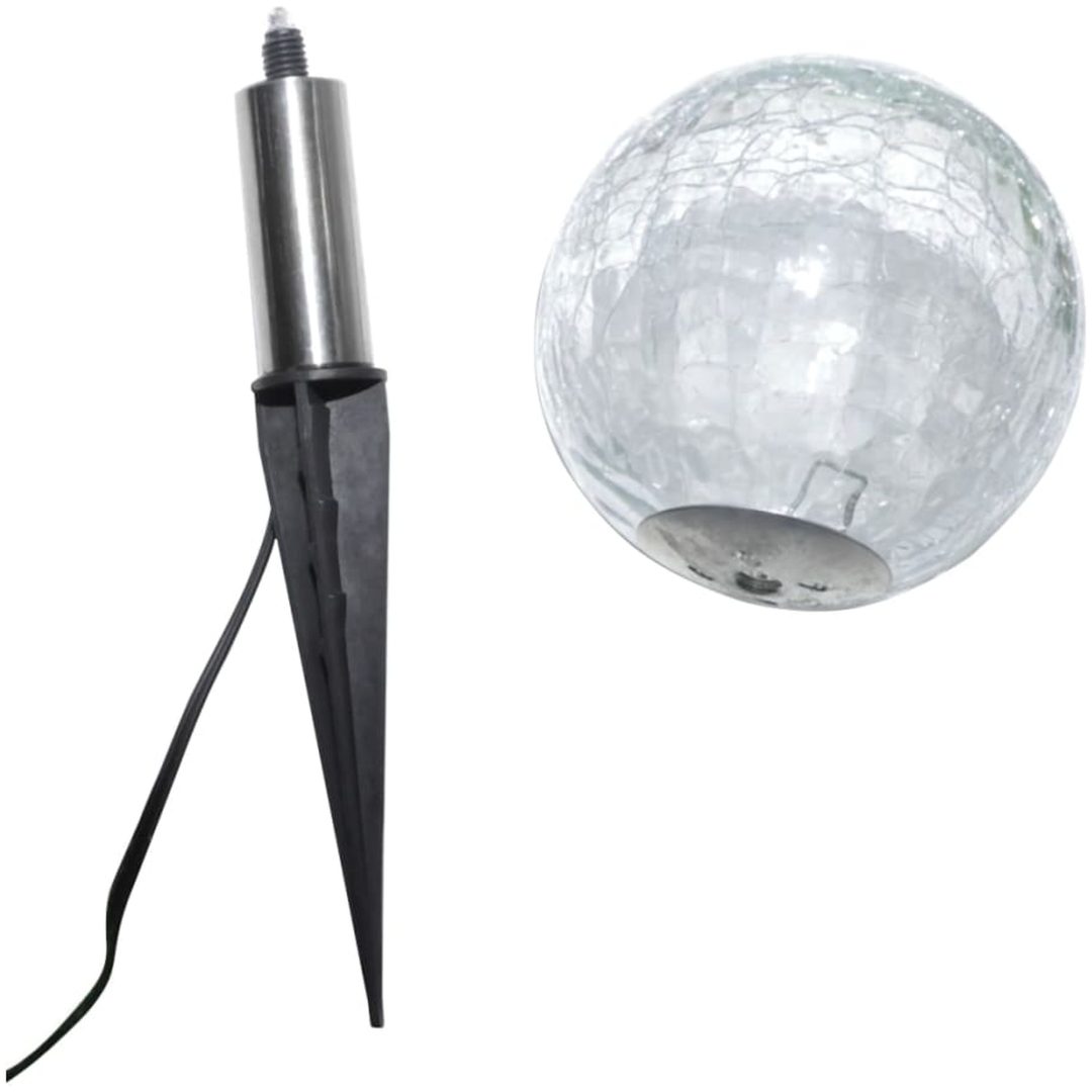 Utomhuslampor 6 st LED med spett och solpaneler vidaXL – bild 7