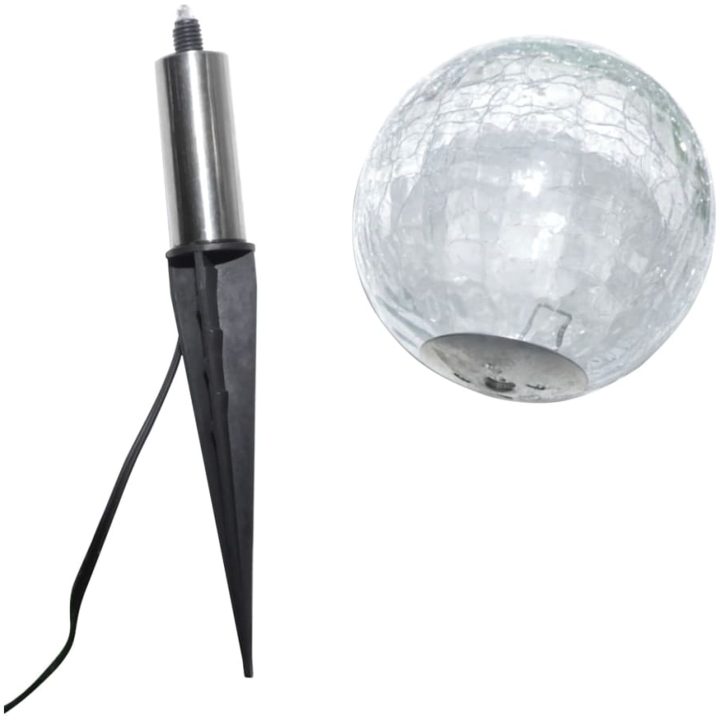 Utomhuslampor 6 st LED med spett och solpaneler vidaXL – bild 7