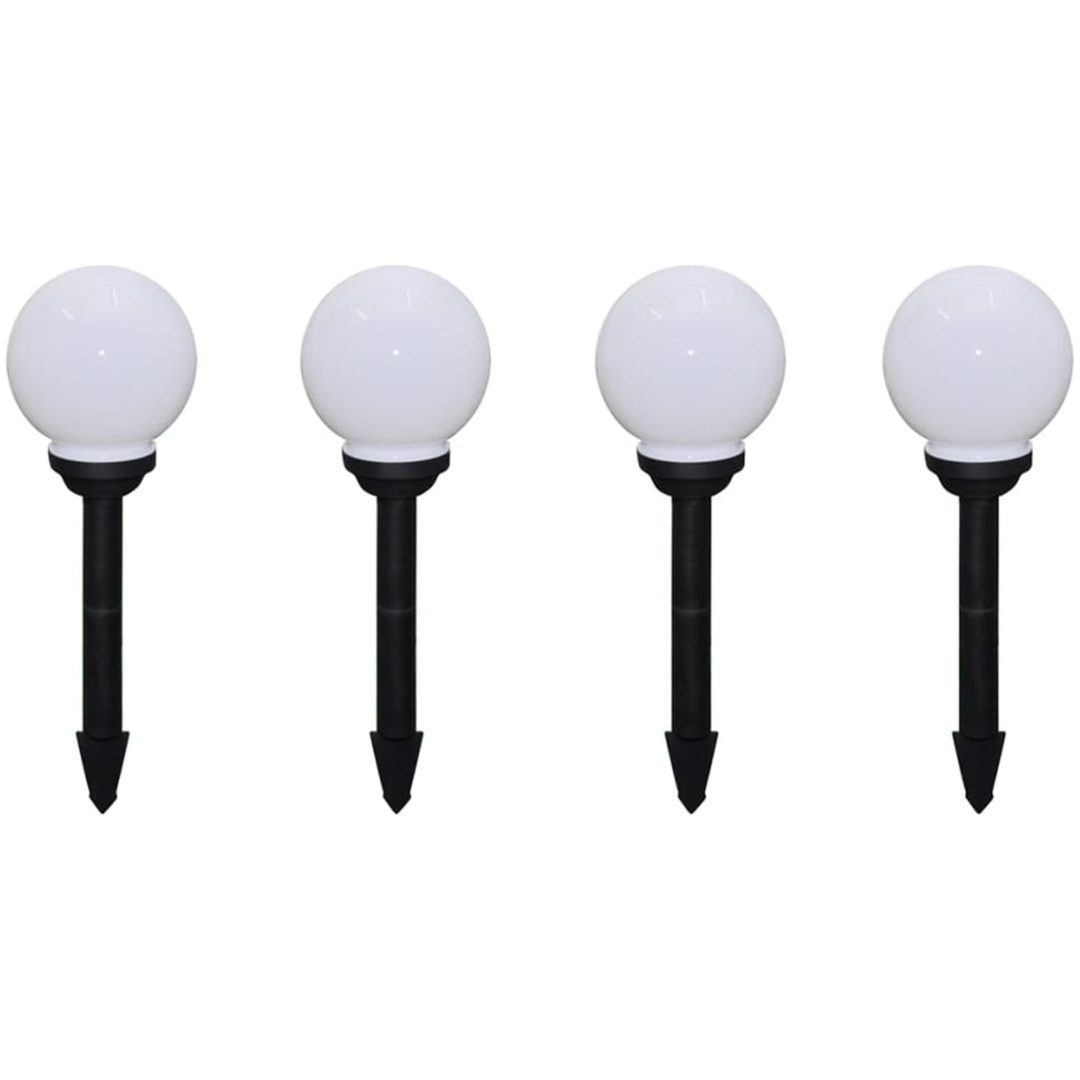 Utomhuslampor 8 st LED med markspett vidaXL 15 cm – bild 2