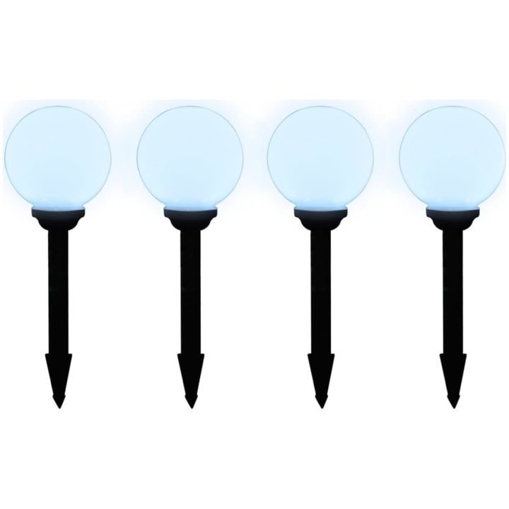 Utomhuslampor 8 st LED med markspett vidaXL 15 cm – bild 4