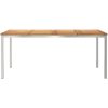 Utomhusmatbord 180x90x75 cm Solid Teak vidaXL 90 x 180 x 75 cm – miniatyr 5