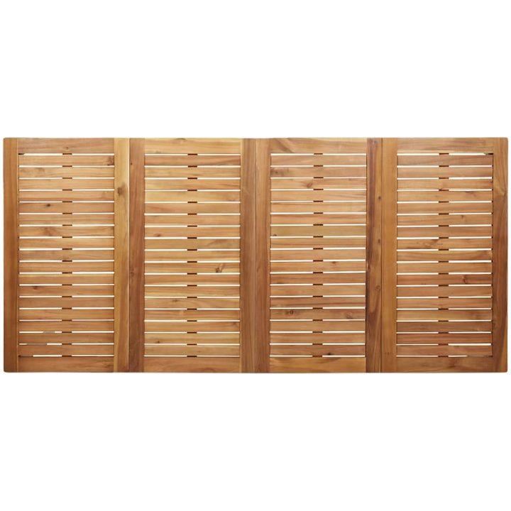 Utomhusmatbord 180x90x75 cm Solid Teak vidaXL 90 x 180 x 75 cm – bild 7