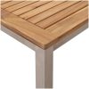 Utomhusmatbord 180x90x75 cm Solid Teak vidaXL 90 x 180 x 75 cm – miniatyr 8