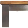 Utomhusmatbord 180x90x75 cm Solid Teak vidaXL 90 x 180 x 75 cm – miniatyr 9