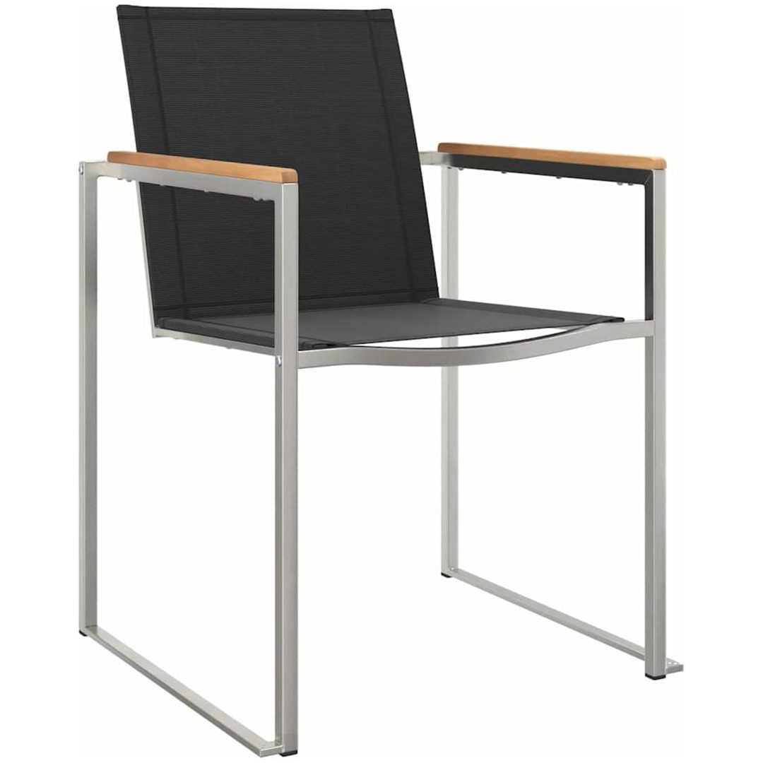 Utomhusmatbord 3 pcs Massivt akaciaträ vidaXL 45 x 45 x 38 cm – bild 5