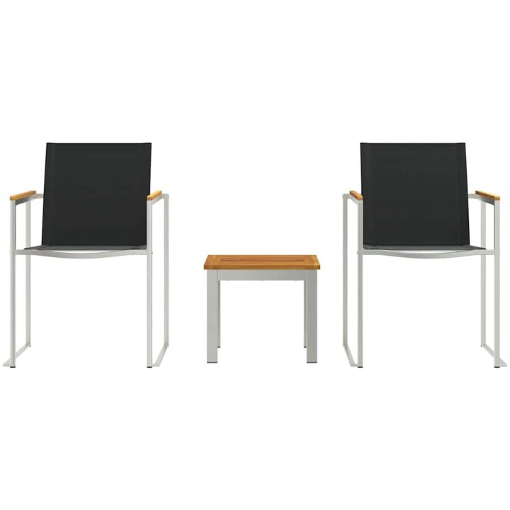 Utomhusmatbord 3 pcs Massivt akaciaträ vidaXL 45 x 45 x 38 cm – bild 7