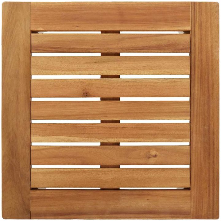 Utomhusmatbord 3 pcs Massivt akaciaträ vidaXL 45 x 45 x 38 cm – bild 8