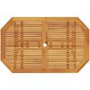 Utomhusmatbord 5 pcs Naturligt trä vidaXL 135 cm x 85 cm x 75 cm – miniatyr 10