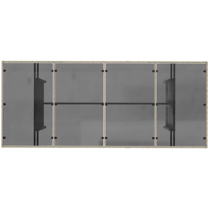 Utomhusmatbord 7 pcs Ljusgrå vidaXL 190 x 80 x 74 cm – bild 8
