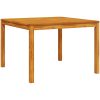 Utomhusmatmöbelset 3 pcs Brun vidaXL 110 x 110 x 75 cm – miniatyr 5