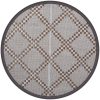 Utomhusmatta brun PP vidaXL ⌀120 cm – miniatyr 2