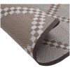 Utomhusmatta brun PP vidaXL ⌀120 cm – miniatyr 4