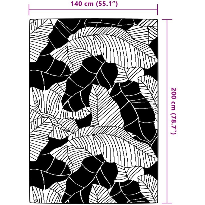 Utomhusmatta grön PP vidaXL 140 x 200 cm – bild 6