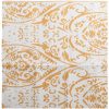 Utomhusmatta orange och vit PP vidaXL 190 x 290 cm – miniatyr 4