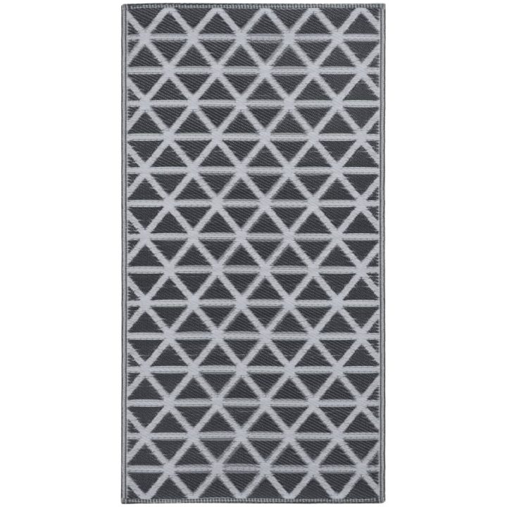 Utomhusmatta svart PP vidaXL 120 x 180 cm – bild 2