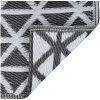 Utomhusmatta svart PP vidaXL 120 x 180 cm – miniatyr 6