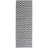 Utomhusmatta svart PP vidaXL 80 x 250 cm – miniatyr 2