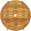 Utomhusmöbelset 3 pcs Naturligt trä vidaXL 60 x 60 x 75 cm – miniatyr 10