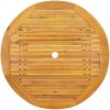 Utomhusmöbelset 5 pcs Naturligt trä Solid akaciaträ vidaXL ⌀90x75 cm – miniatyr 10