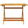 Utomhusmöbelset 5 pcs Naturligt trä vidaXL 90x90 cm bord – miniatyr 9