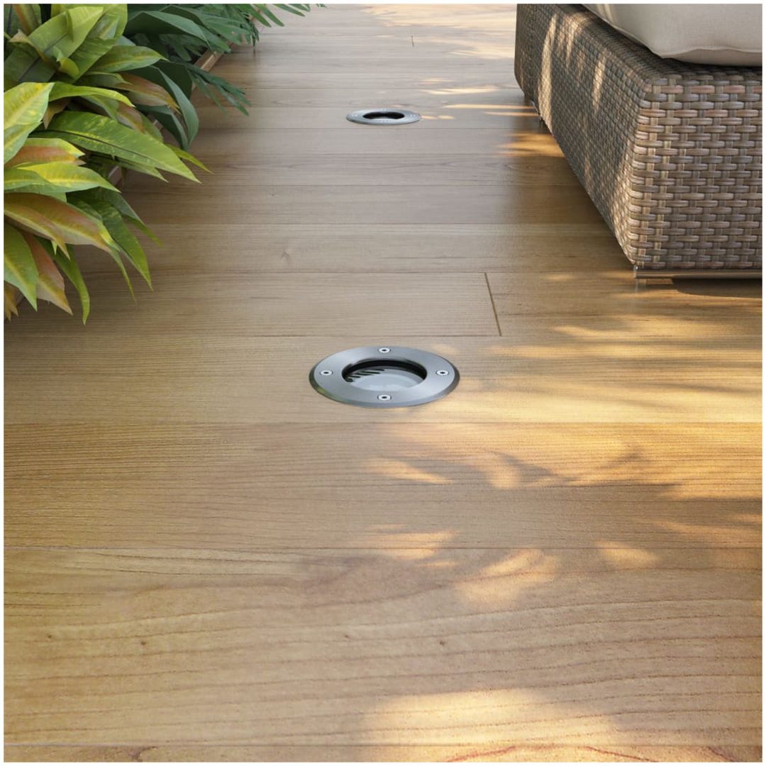 Utomhusspotlights med LED 3 st runda vidaXL – bild 2