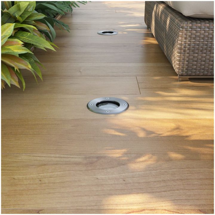 Utomhusspotlights med LED 3 st runda vidaXL – bild 2
