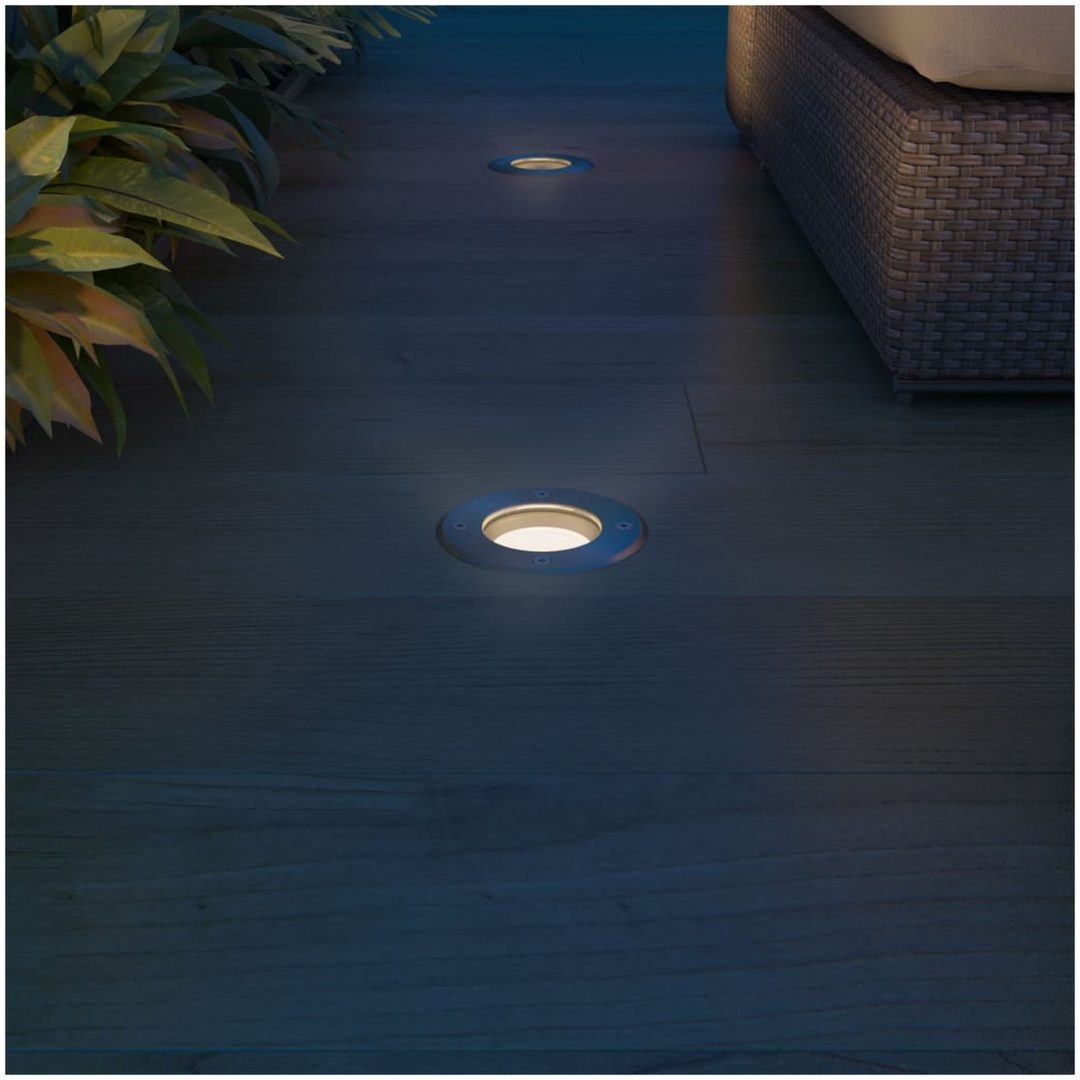 Utomhusspotlights med LED 3 st runda vidaXL – bild 3