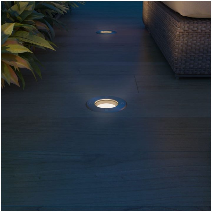 Utomhusspotlights med LED 3 st runda vidaXL – bild 3