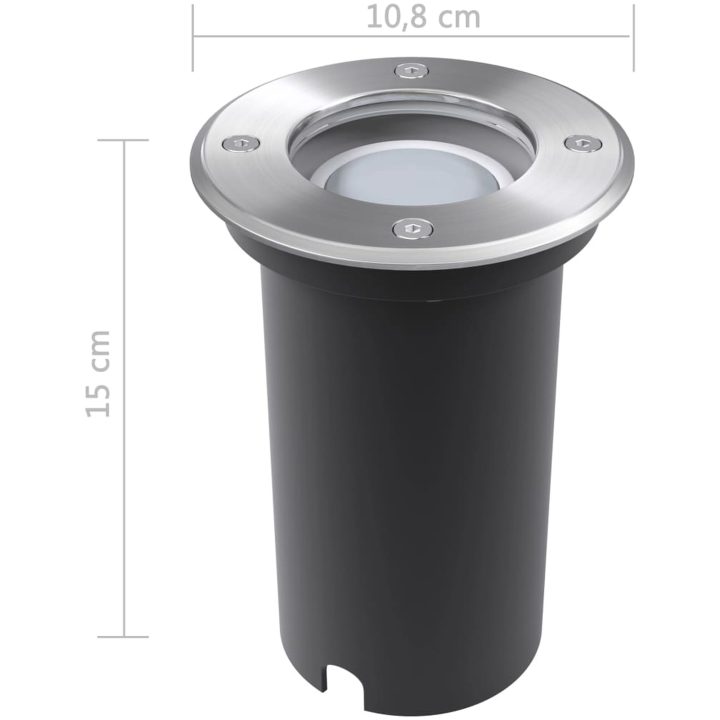 Utomhusspotlights med LED 3 st runda vidaXL – bild 8