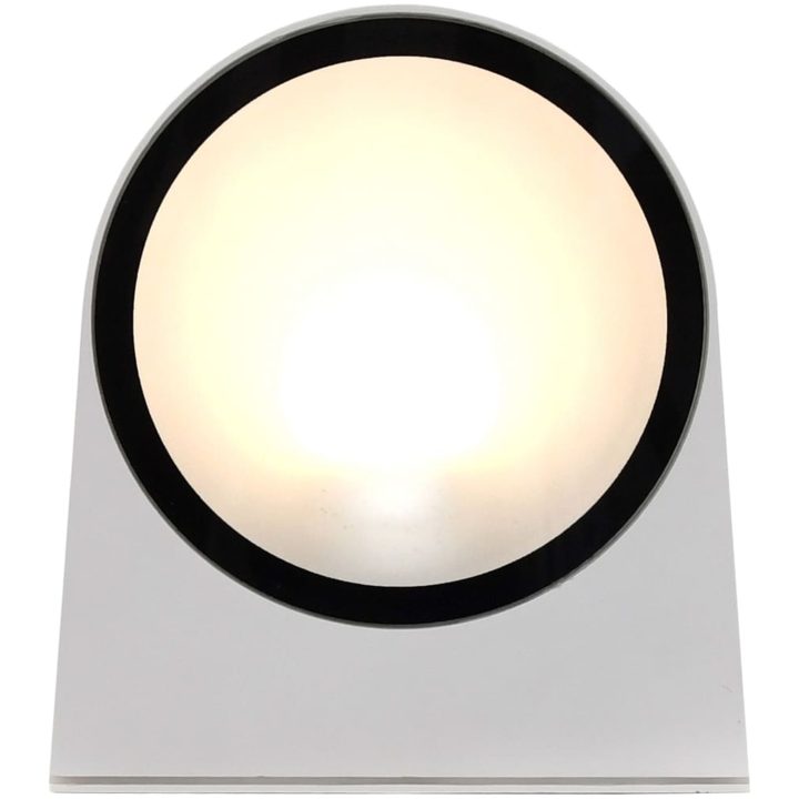 Utomhusvägglampa 2 st 11 W vit rund vidaXL – bild 3