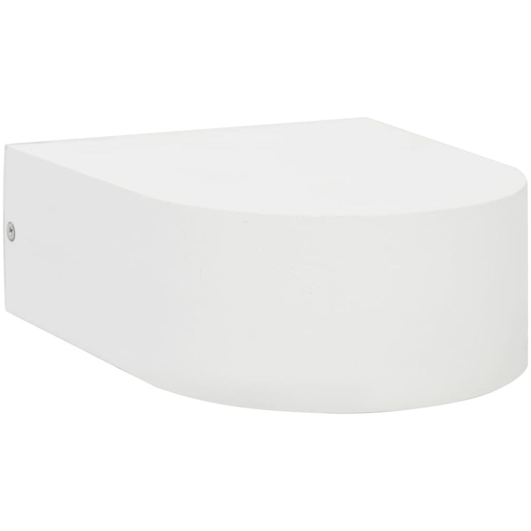 Utomhusvägglampa 2 st 11 W vit rund vidaXL – bild 6