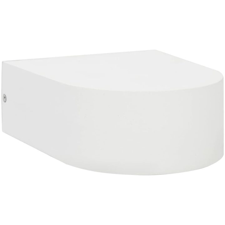 Utomhusvägglampa 2 st 11 W vit rund vidaXL – bild 6