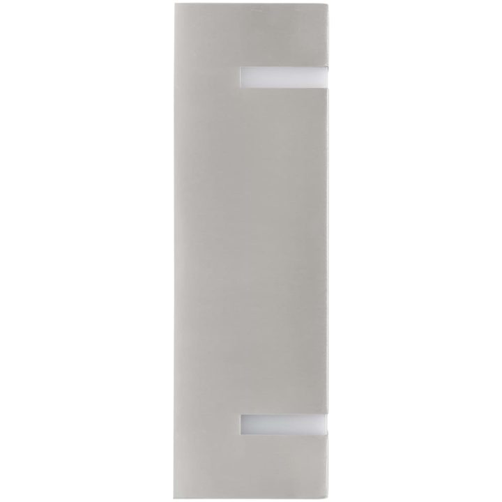 Utomhusvägglampa 2 st 35 W silver rektangulär vidaXL 75 x 95 x 238 mm – bild 4