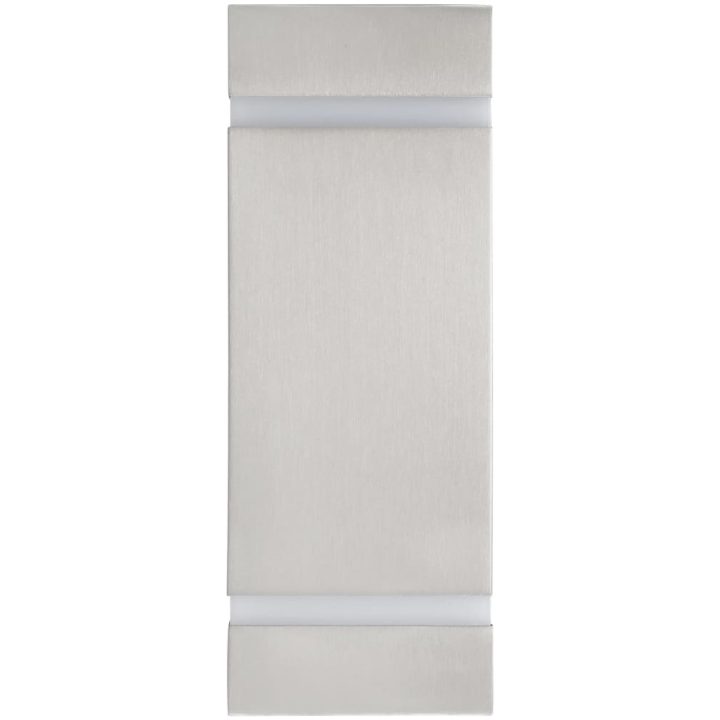 Utomhusvägglampa 2 st 35 W silver rektangulär vidaXL 75 x 95 x 238 mm – bild 5